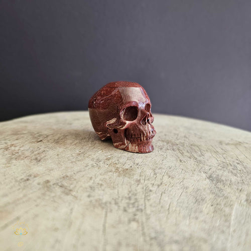 Brecciated Red Jasper Skull | Creative Friend