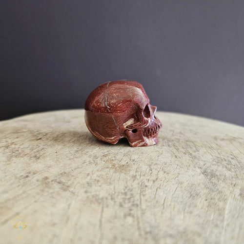 Brecciated Red Jasper Skull | Creative Friend