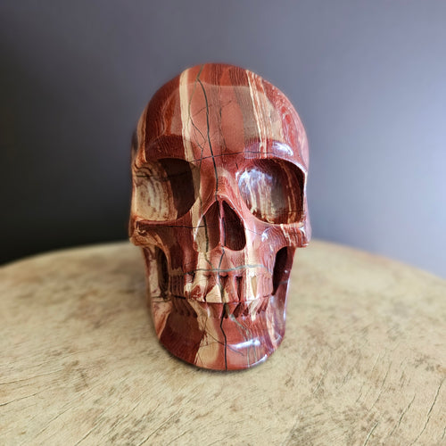 Brecciated Red Jasper Skull | Guardian Of Endurance