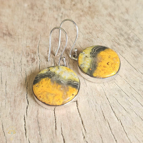 Bumblebee Jasper Earrings | Solar Cleanse