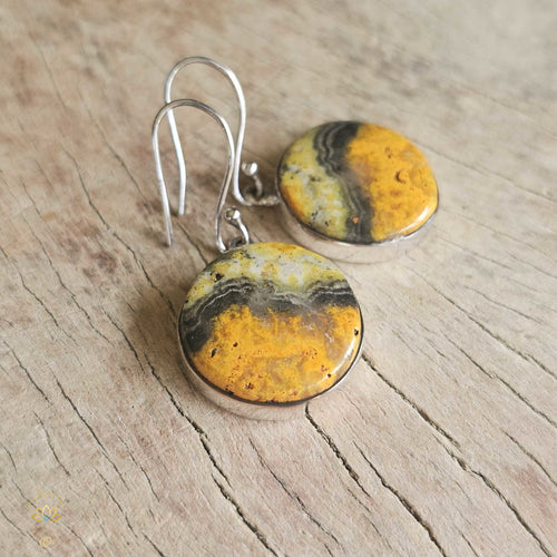 Bumblebee Jasper Earrings | Solar Cleanse