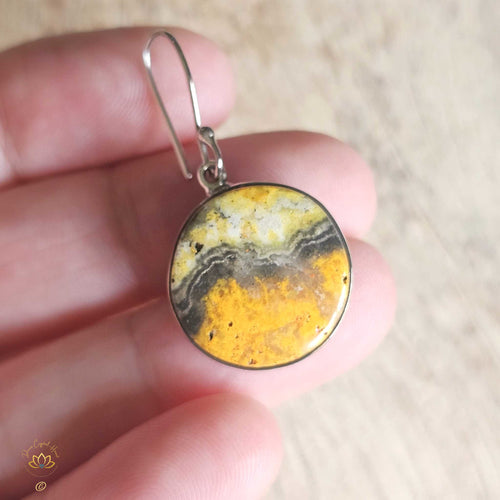 Bumblebee Jasper Earrings | Solar Cleanse