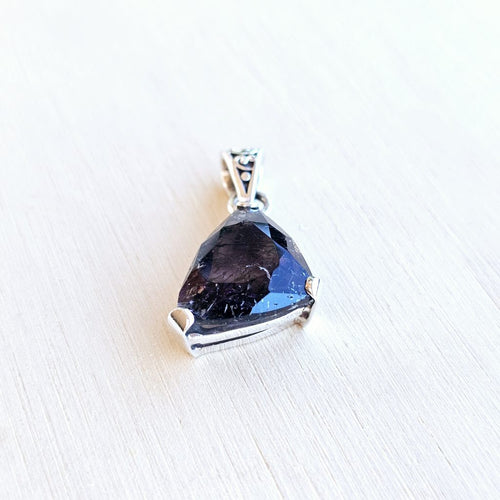 Cacoxenite Faceted Pendant | Precision Energy And Inner Shift