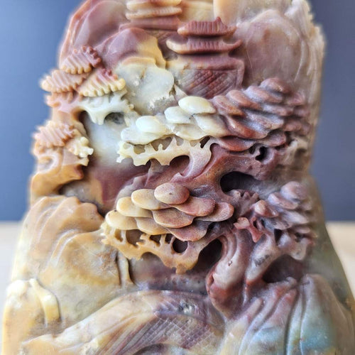 Calcite Scenic Carving | Mountains Of Serenity