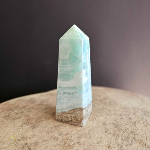 Caribbean Calcite | Obelisk 234gms