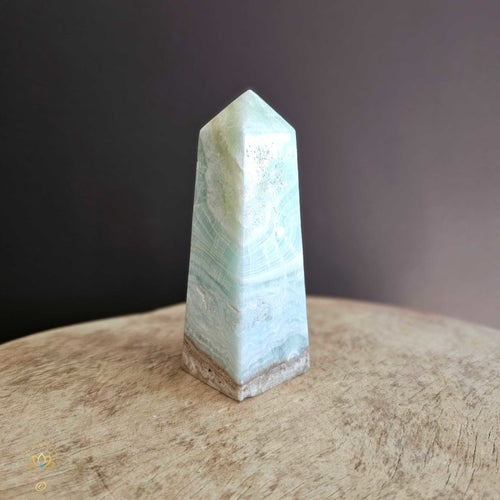 Caribbean Calcite | Obelisk 234gms