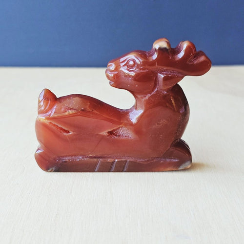 Carnelian Druzy Deer | Rudy Spark