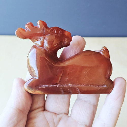 Carnelian Druzy Deer | Rudy Spark