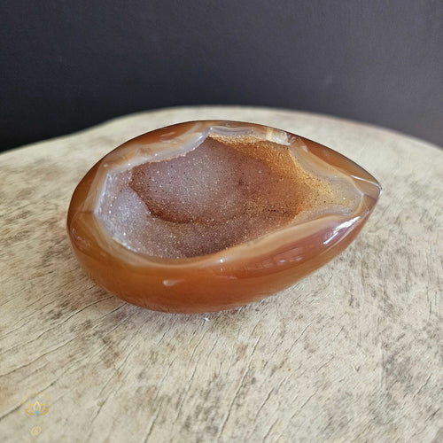 Carnelian | Druzy Egg 144gms