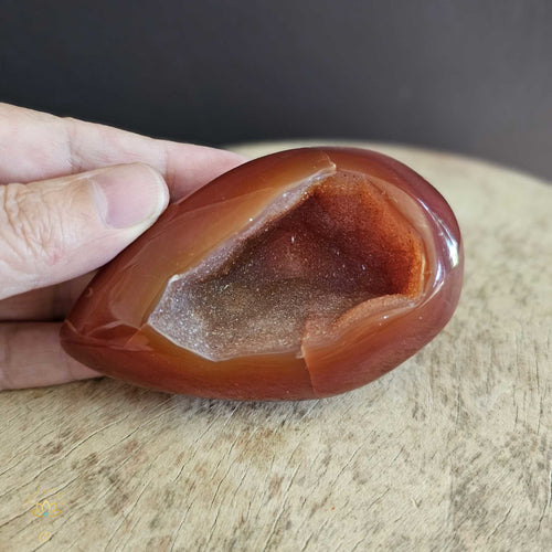 Carnelian | Druzy Egg 226gms