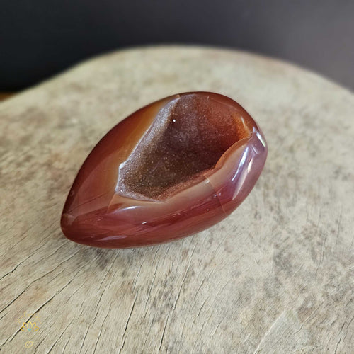 Carnelian | Druzy Egg 226gms