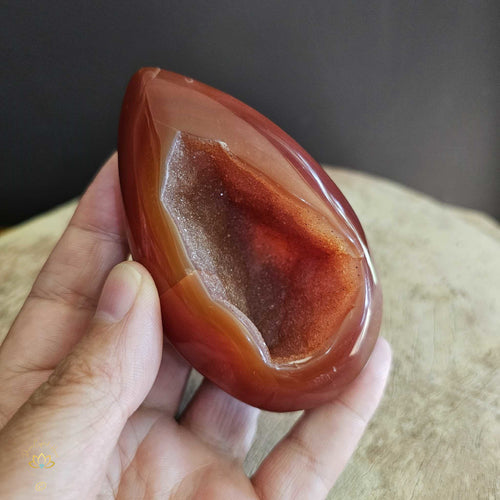 Carnelian | Druzy Egg 226gms