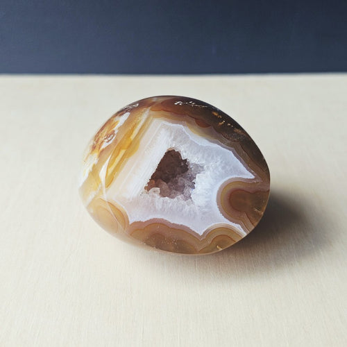 Carnelian Druzy Geode| Aqua Eternal 194gms