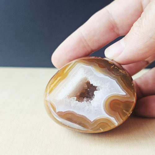 Carnelian Druzy Geode| Aqua Eternal 194gms