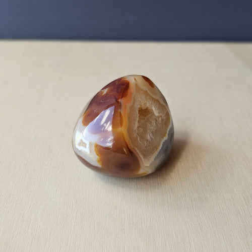 Carnelian Druzy Geode| Aqua Eternal