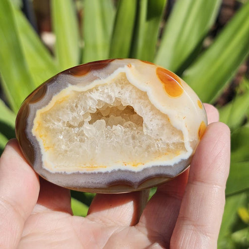 Carnelian Druzy Geode| Aqua Eternal
