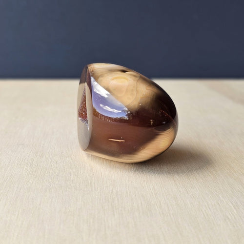 Carnelian Druzy Geode| Cradle Of Crystals