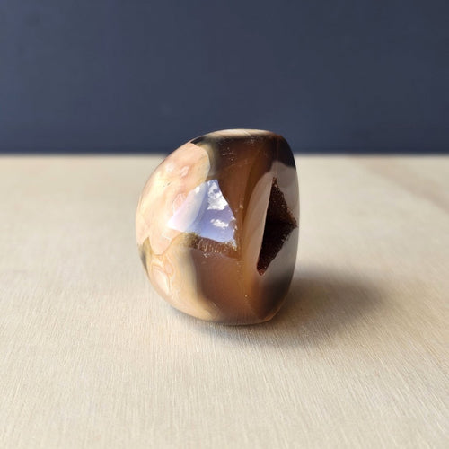 Carnelian Druzy Geode| Cradle Of Crystals