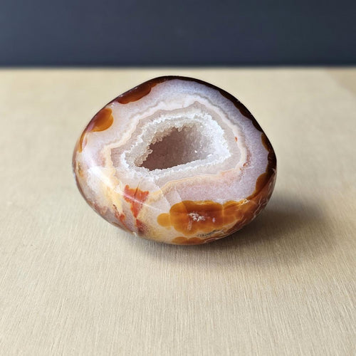 Carnelian Druzy Geode| Liquid To Light