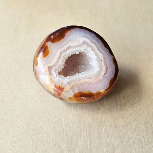 Carnelian Druzy Geode| Liquid To Light