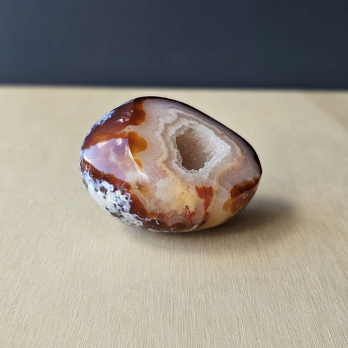 Carnelian Druzy Geode| Liquid To Light