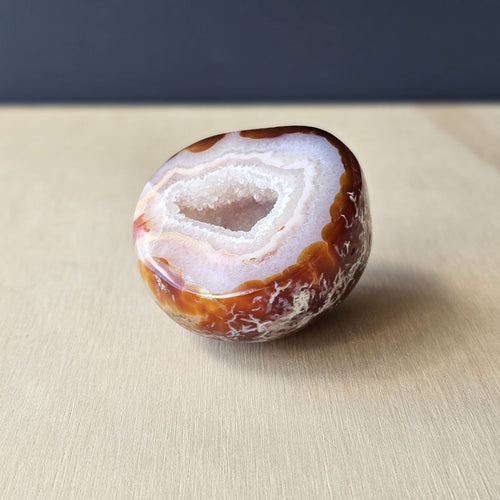 Carnelian Druzy Geode| Liquid To Light