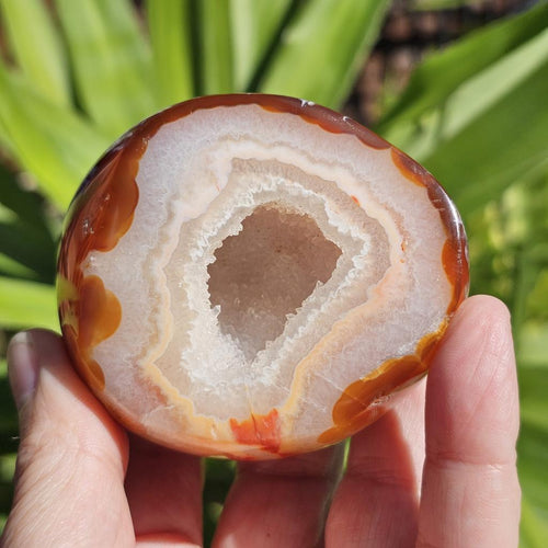 Carnelian Druzy Geode| Liquid To Light