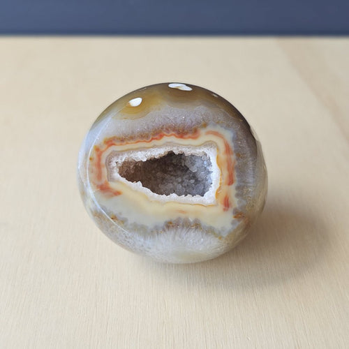 Carnelian Druzy Geode| The Quartz Reservoir