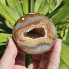 Carnelian Druzy Geode| The Quartz Reservoir