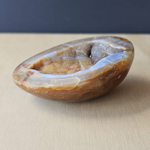 Carnelian Druzy Geode| Timeless Flow
