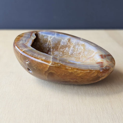 Carnelian Druzy Geode| Timeless Flow