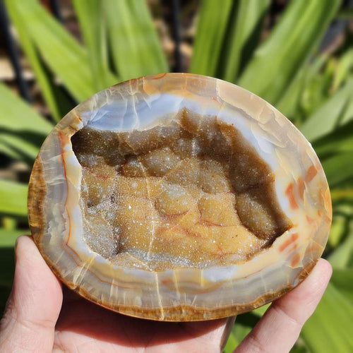 Carnelian Druzy Geode| Timeless Flow