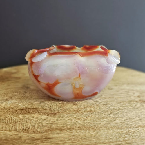 Carnelian Hand Carved Bowl 389gms