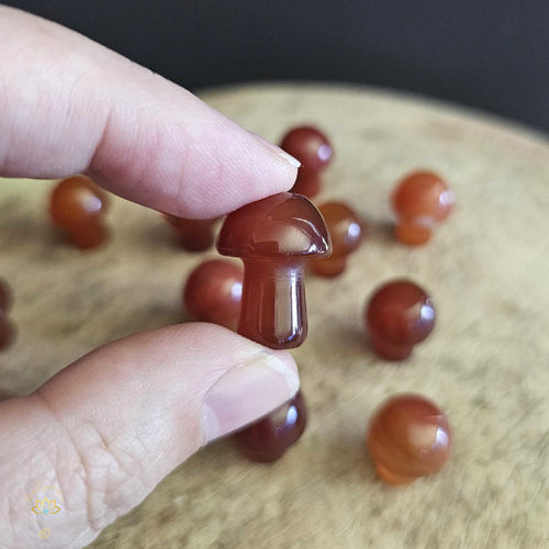 Carnelian Mini Mushrooms