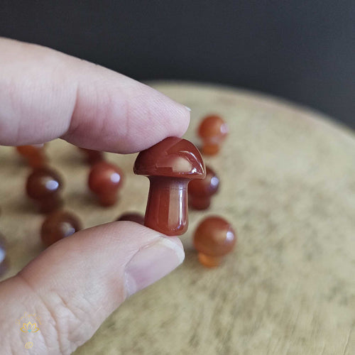 Carnelian Mini Mushrooms