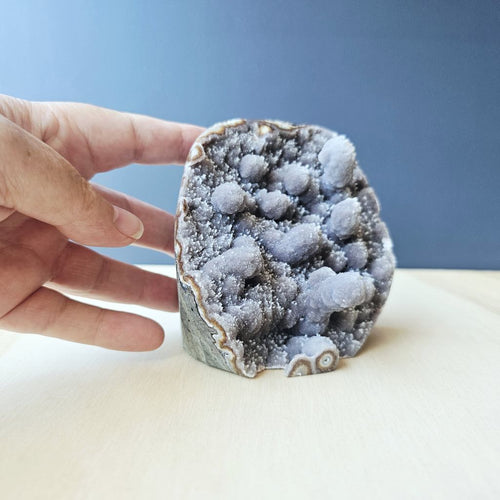 Chalcedony | Pseudo Stalactite Geode Cave