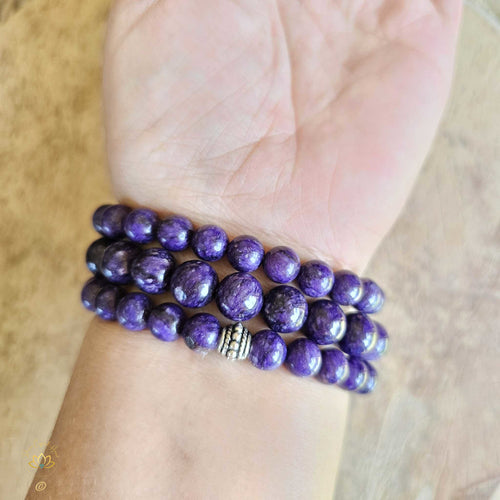 Charoite Bracelet | 8mm Beads