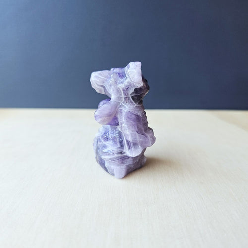 Chevron Amethyst Baby Dragon | Clarity Wave Guardian