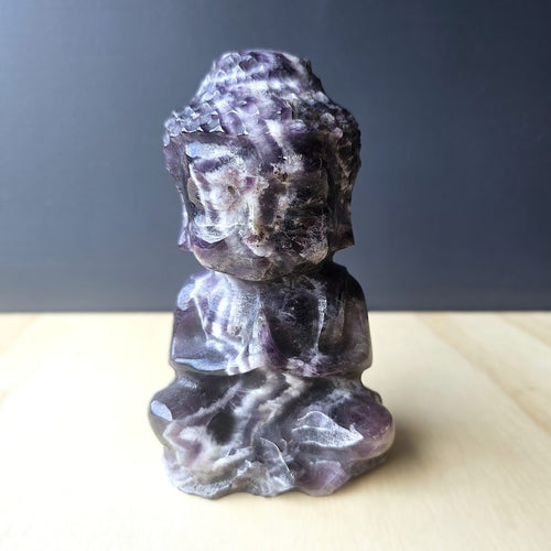 Chevron Amethyst Buddha | Om Sweet Om