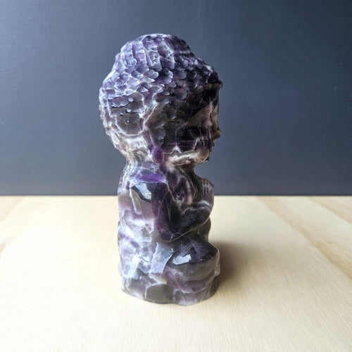 Chevron Amethyst Buddha | Om Sweet Om