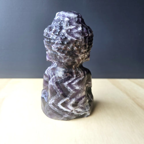 Chevron Amethyst Buddha | Om Sweet Om