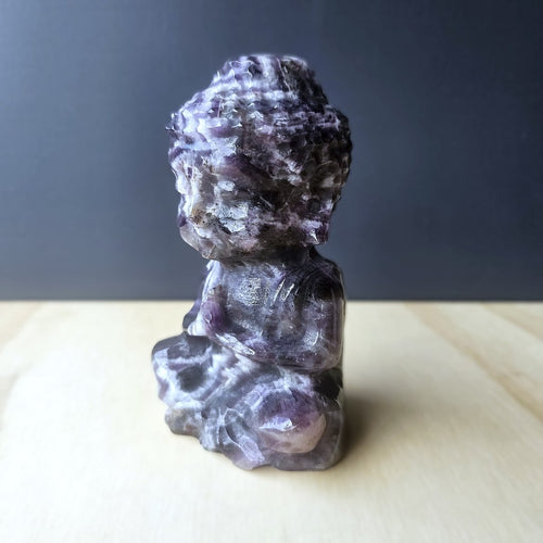 Chevron Amethyst Buddha | Om Sweet Om