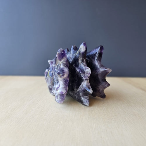 Chevron Amethyst Dragon Head | Amethyst Order Ascendant