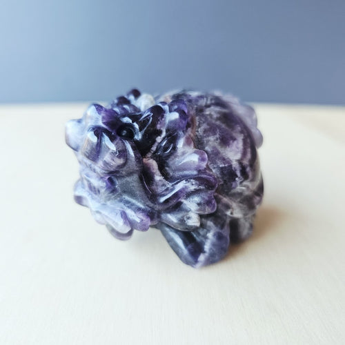 Chevron Amethyst Dragon Turtle | Higher Awareness Guardian