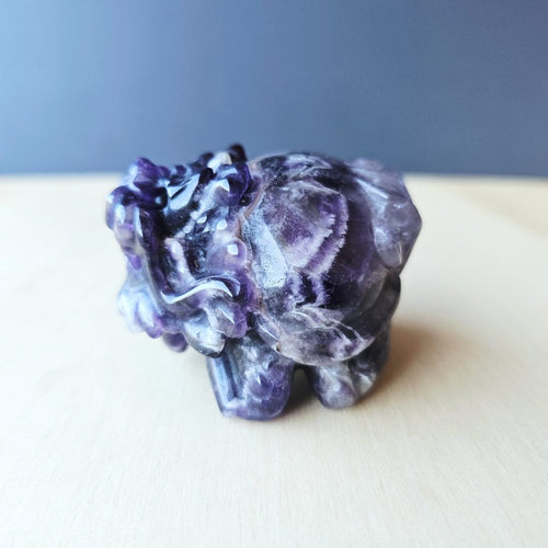 Chevron Amethyst Dragon Turtle | Higher Awareness Guardian