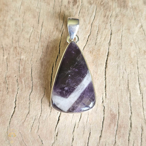 Chevron Amethyst Pendant | Inner Wisdom