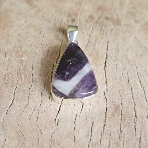 Chevron Amethyst Pendant | Inner Wisdom