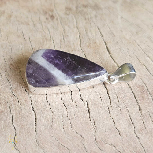 Chevron Amethyst Pendant | Inner Wisdom