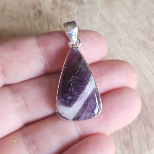 Chevron Amethyst Pendant | Inner Wisdom