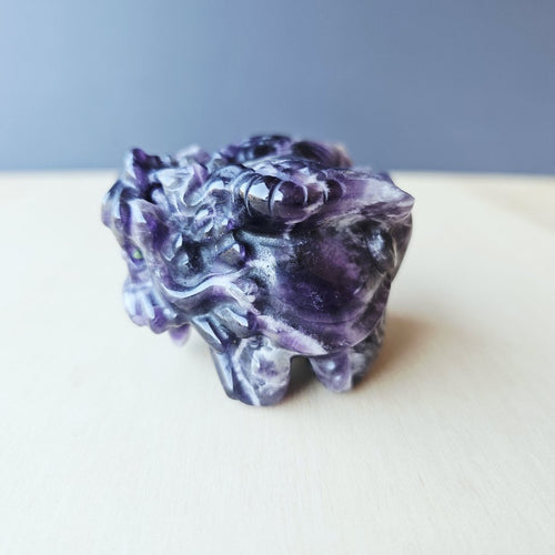 Chevron Amethyst Winged Dragon Turtle | Rising To New Heights